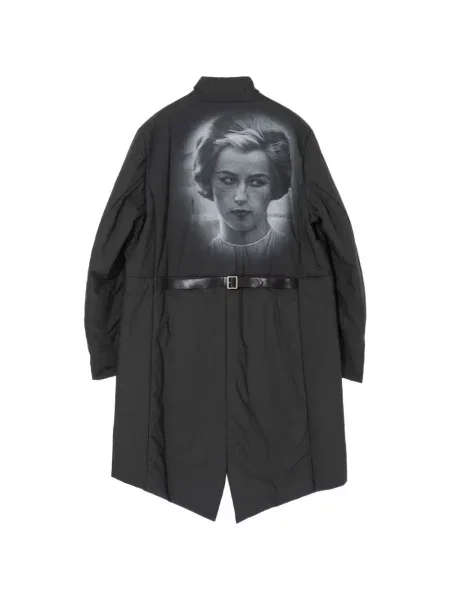 Palton Undercover cu imagine negru
