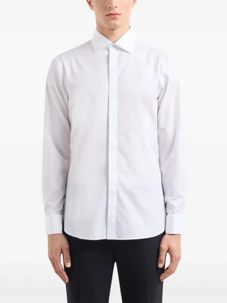 Gulerat cămașă Giorgio Armani alb