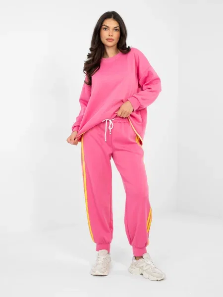 Komplet dresowy Rue Paris różowy