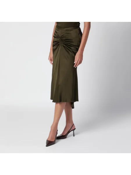 Spódnica midi Victoria Beckham zielona