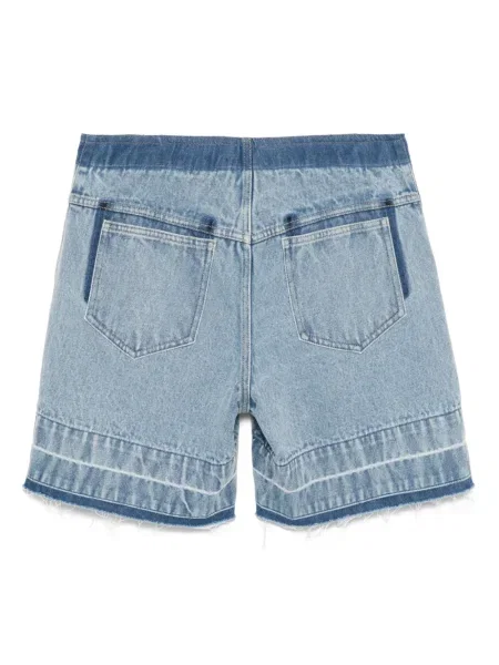 Pantaloni scurți din denim Christopher Esber albastru