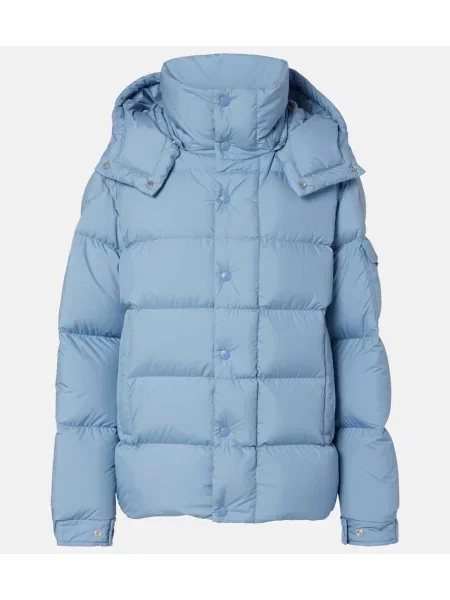 Geacă cu puf Moncler Maya albastru