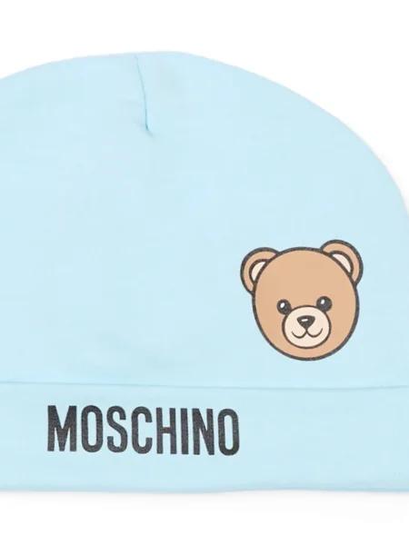 Czapka dziecięca Moschino niebieska