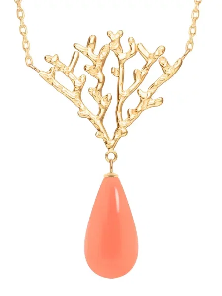 Pozlaćena ogrlica Lilou zlatna