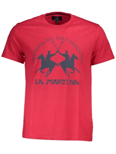 Tricou La Martina scurt roșu