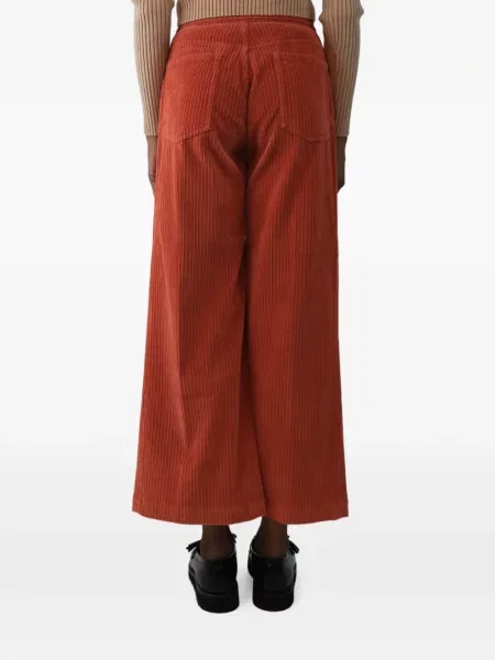 Pantaloni Masscob de catifea cord roșu