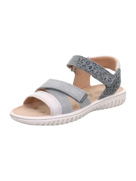 SUPERFIT Sandale SPARKLE menta / crna bijela