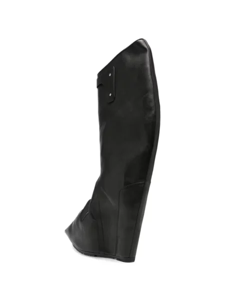 Botine Rick Owens din piele negru