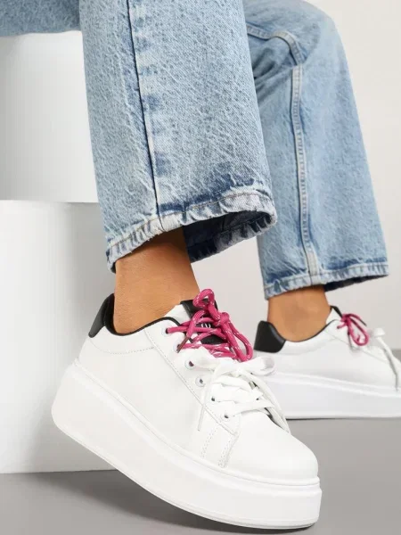 Sneakers cu negru alb