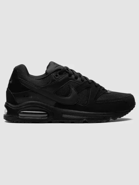 Кожаные кроссовки Nike Air Max черные