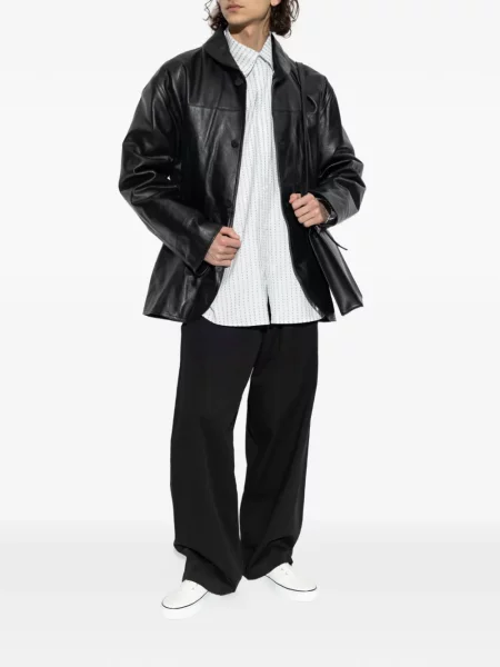 Geanta de piele Jacquemus negru