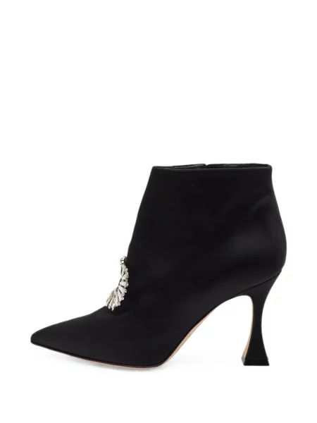 Cizme scurte Manolo Blahnik negru
