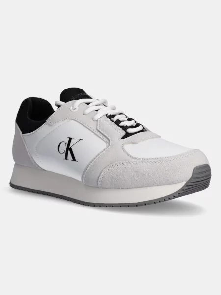 Calvin Klein Jeans sneakersy RETRO SOCK RUNNER MG WMM biały