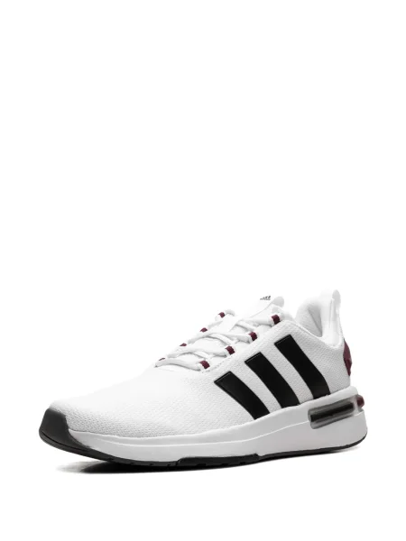 Sneakerși Adidas Gazelle cu dungi din piele de căprioară alb