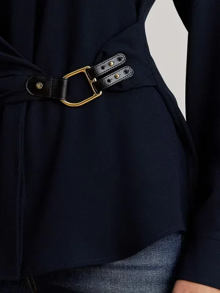 Сорочка Lauren Ralph Lauren regular класичний комір синій