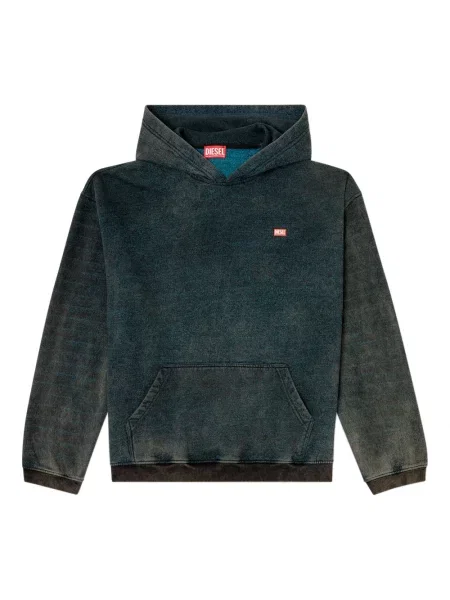 Bluza z kapturem Diesel czarna