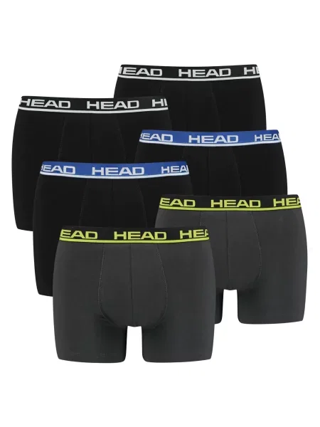 HEAD Boxerky mix barev černá