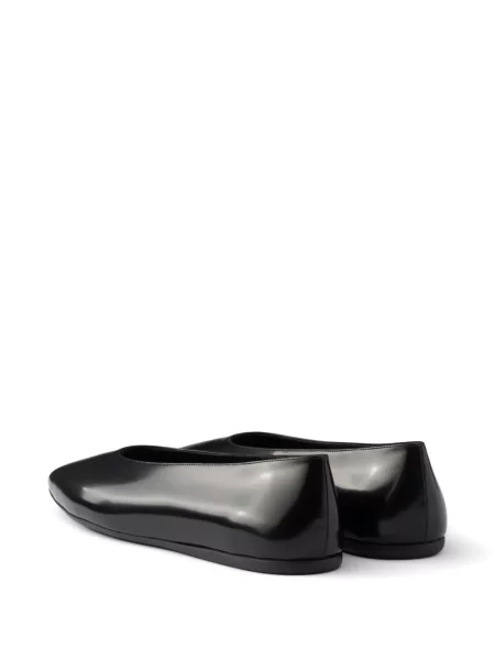 Balerini Prada din piele negru