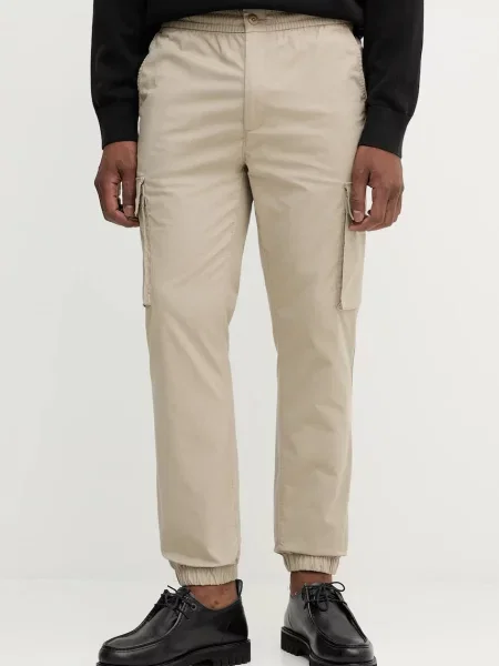 Панталон Calvin Klein Jeans мъжки зелено бяло