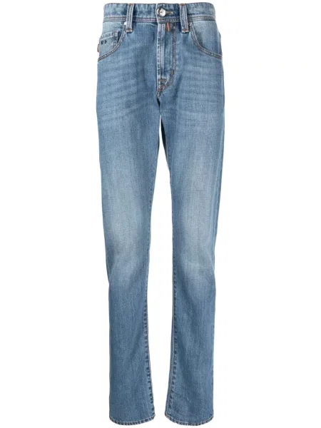 Blugi drepți Sartoria Tramarossa albastru