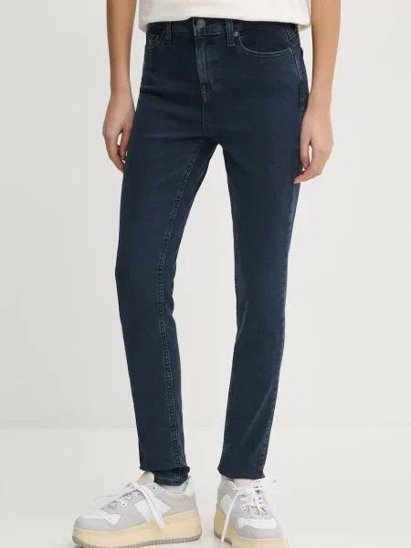 Tommy Jeans Blugi Nora Bleumarin Skinny Fit