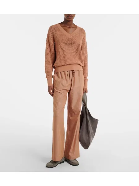 Pantaloni Varley maro