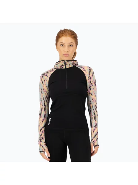 Дамски термален суитшърт Mons Royale Bella Tech Hood black черно