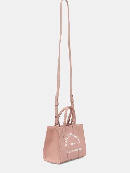 Geanta crossbody Karl Lagerfeld roz