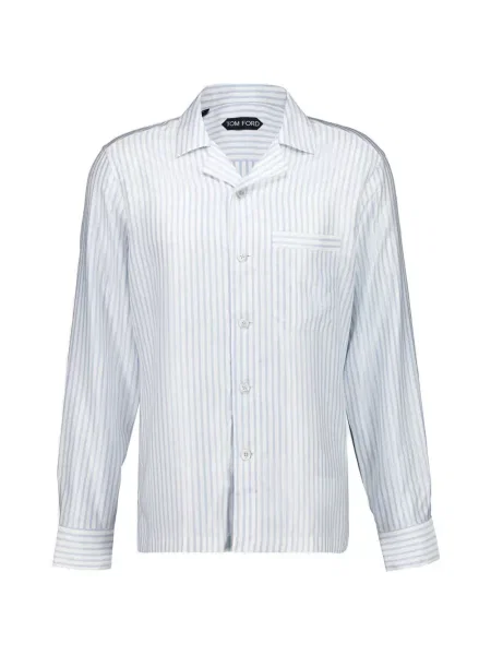 Pruhovaná košile Tom Ford bílá