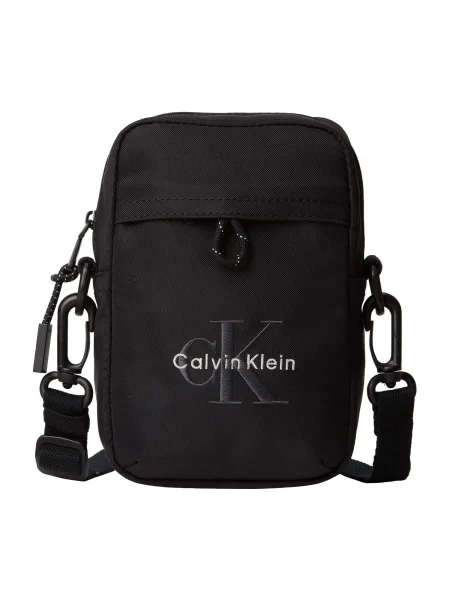 Calvin Klein Geantă de umăr / alb negru