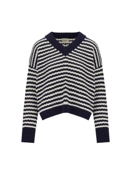 Sweter Weekend Max Mara wełniany niebieski