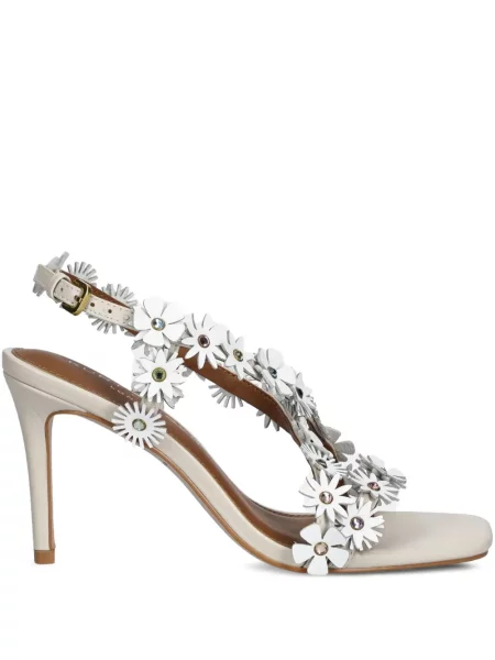 Pantofi cu toc Kurt Geiger London cu model floral alb