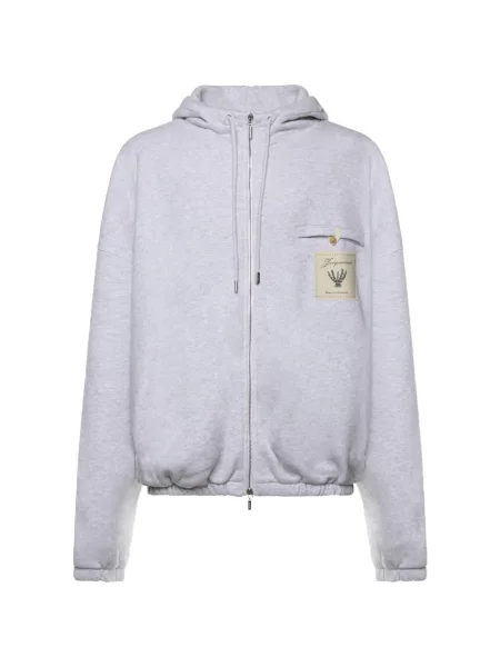 Hanorac cu glugă Jacquemus gri