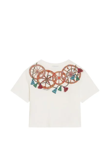 Tricou copii Dolce & Gabbana alb