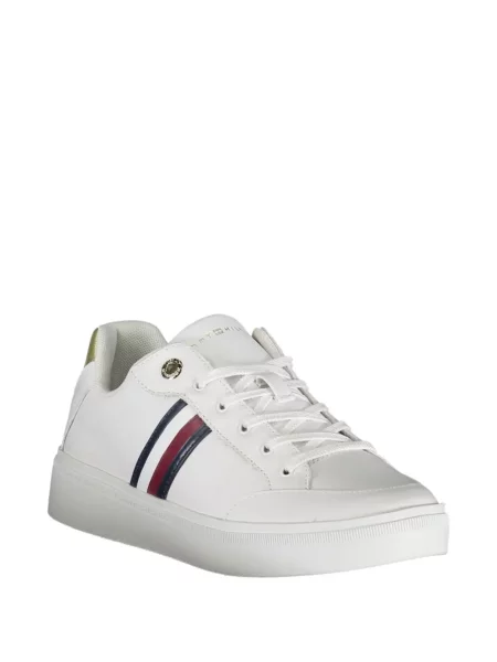 Sneakerși Tommy Hilfiger cu dungi alb