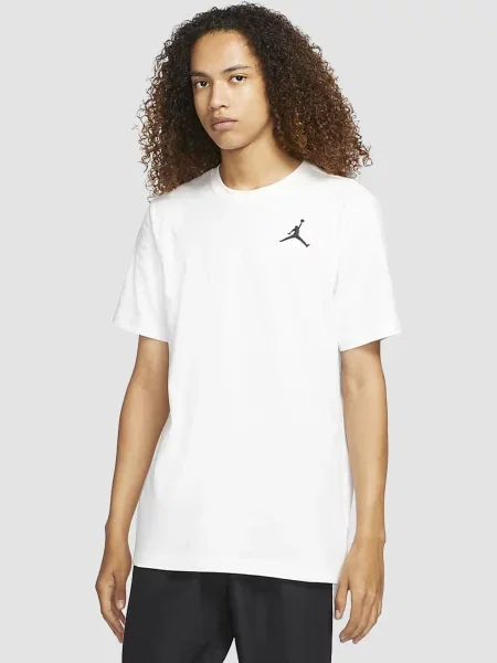 Футболка Jordan  Jumpman бавовна/поліестер білий
