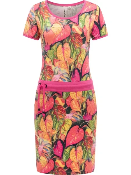 Ragwear Nyári ruhák Baomi Tropic Youmodo sárga / narancs / rózsaszín fekete