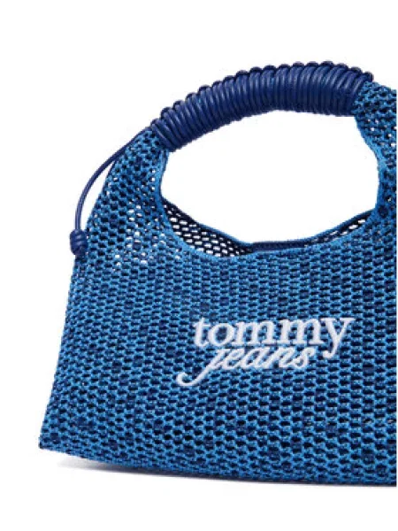 Torbica Tommy Jeans Tjw Summer Crochet Crossover plava