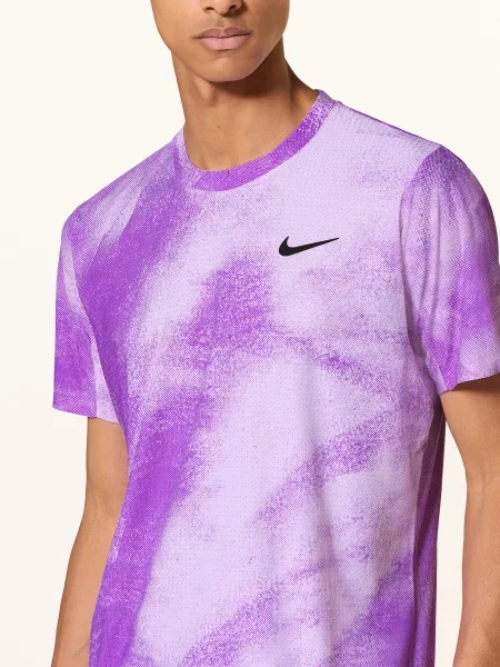 Nike Funkční Tričko Court Slam světle / světle fialová