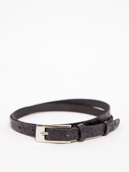 Ремень Ager с ремешками черный