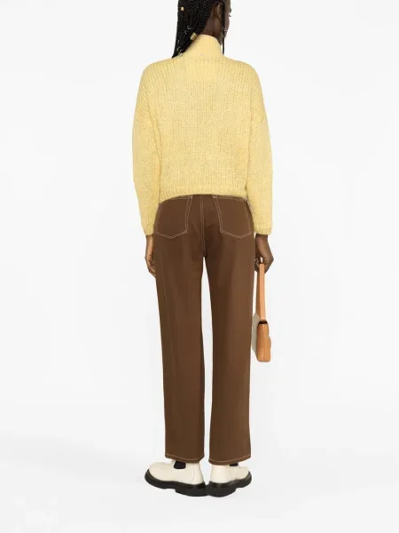 Cardigan Herno de mohair galben