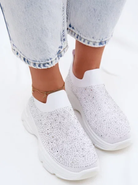 Chiloți Boto slip-on alb