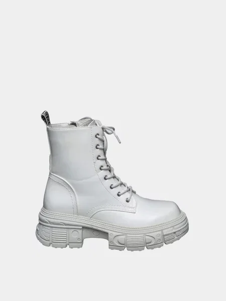 Кожаные ботинки Keddo белые