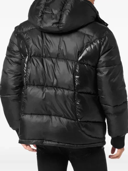 Striukė Philipp Plein su gobtuvu juoda