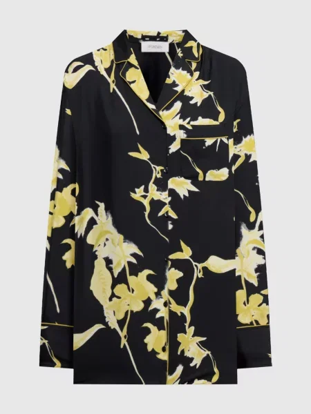 Шелковая блузка Max Mara Sportmax черная