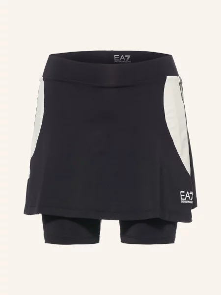 Emporio Armani Tenisová Sukně černá / šedá bílá