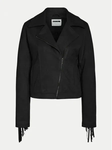 Noisy May Geacă din imitație de piele Abby negru