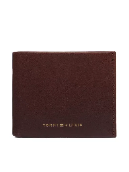 Peňaženka Tommy Hilfiger Th Seasonal Mini Cc Wallet hnedá