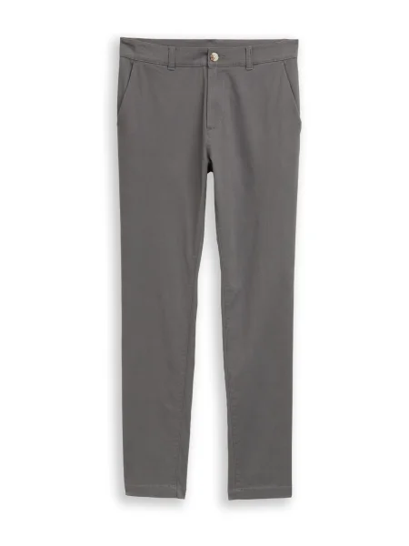 TOM TAILOR Chino kalhoty Travis tmavě šedá