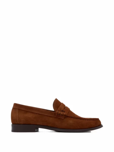 Pantofi loafer Forsa din piele de căprioară maro